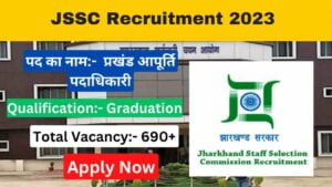 JSSC Recruitment 2023