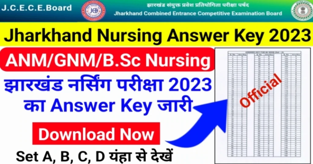 JCECEB Nursing Answer Key 2023
